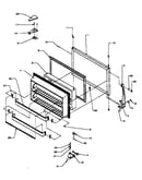 Freezer door (tx21r3e/p1181502we) (tx21r3l/p1181502wl) (tx21r3w/p1181502ww) (txi21r3e/p1182002we) (txi21r3l/p1182002wl) (txi21r3w/p1182002ww)