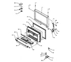 Amana TX22R3E-P1181602WE freezer door (tx22r3e/p1181602we) (tx22r3l/p1181602wl) (tx22r3w/p1181602ww) (txi22r3e/p1182004we) (txi22r3l/p1182004wl) diagram