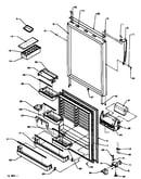 Refrigerator door (tx19r2e/p1181902we) (tx19r2l/p1181902wl) (tx19r2w/p1181902ww) (tx19r3e/p1181907we) (tx19r3l/p1181907wl) (tx19r3w/p1181907ww)