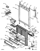 Refrigerator door (tx22r3e/p1181602we) (tx22r3l/p1181602wl) (tx22r3w/p1181602ww) (txi22r3e/p1182004we) (txi22r3l/p1182004wl)