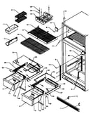 Cabinet shelving (ts18r2g/p1181803wg) (ts18r2l/p1181803wl) (ts18r2w/p1181803ww) (tsi18r2l/p1182103wl) (tsi18r2w/p1182103ww) (tx18r2l/p1181804wl) (tx18r2w/p1181804ww)