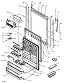 Refrigerator door