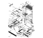 Amana 85385-P1117205WE shelving and interior (85165/p1117113we) diagram