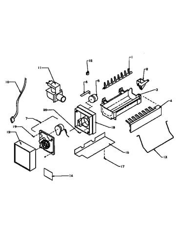 8-cube compact ice maker
