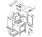 Caloric RSK3700UL-P1141247NL cabinet assembly diagram