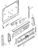 Backguard parts (rsf3400ul/p1141222nl) (rsf3400uw/p1141222nw) (rsf3400uwg/p1141222nwg)