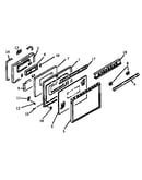 Oven door assembly