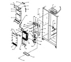 Amana SXD25AL-P1162436WL evaporator and air handling diagram