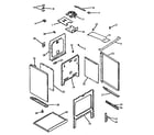 Amana ARH664WW-P1130982NW cabinet assembly diagram