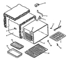 Amana ARH665WW-P1167403SW oven assembly diagram