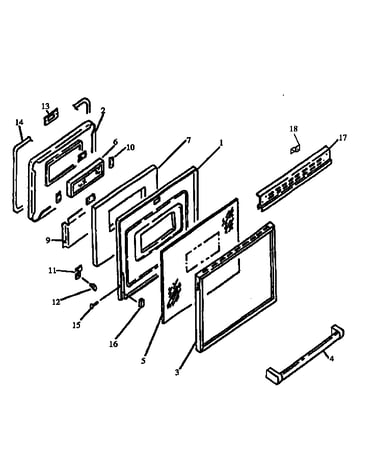 Oven door