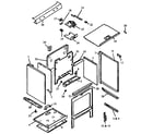 Amana AGS780WW-P1141252NW cabinet assembly diagram