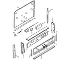 Amana AGS750W-P1141236NW backguard parts (ags750l/p1141236nl) (ags750w/p1141236nw) diagram