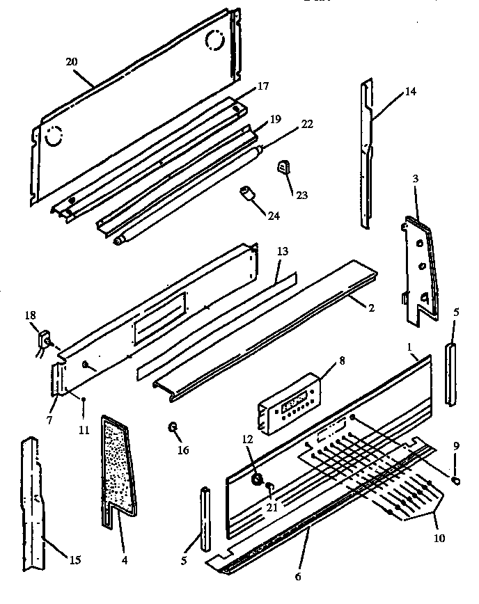 BACKGUARD PARTS (AGS760L/P1141237NL) (AGS760L/P1141251NL) (AGS760W/P1141237NW) (AGS760W/P1141251NW) (AGS760WW/P1141238N) (AGS760WW/P1141251NWW) (AGS780E/P1141252NE) (AGS780E/P1168601E) (AGS780WW/P1141240NW) (AGS780WW/P1141252NW) (AGS780WW/P1168601W)