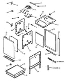 Oven cabinet assembly (est3992l/p1132620nl) (est3992l/p1132636nl) (est3992l/p1132637nl) (est3992l/p1132643nl) (est3992w/p1132620nw) (est3992w/p1132636nw) (est3992w/p1132637nw) (est3992w/p1132643nw)