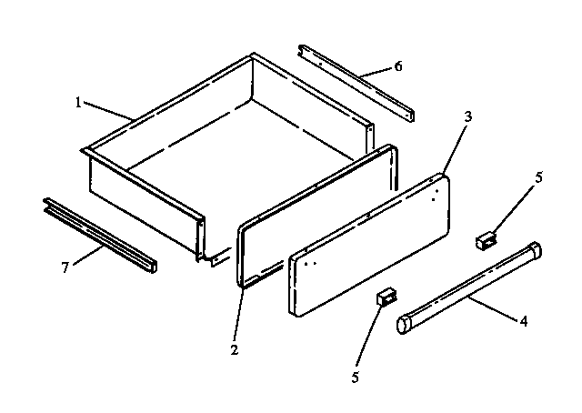 Storage drawer (est3992l/p1132620nl) (est3992l/p1132636nl) (est3992l/p1132637nl) (est3992l/p1132643nl) (est3992w/p1132620nw) (est3992w/p1132636nw) (est3992w/p1132637nw) (est3992w/p1132643nw)