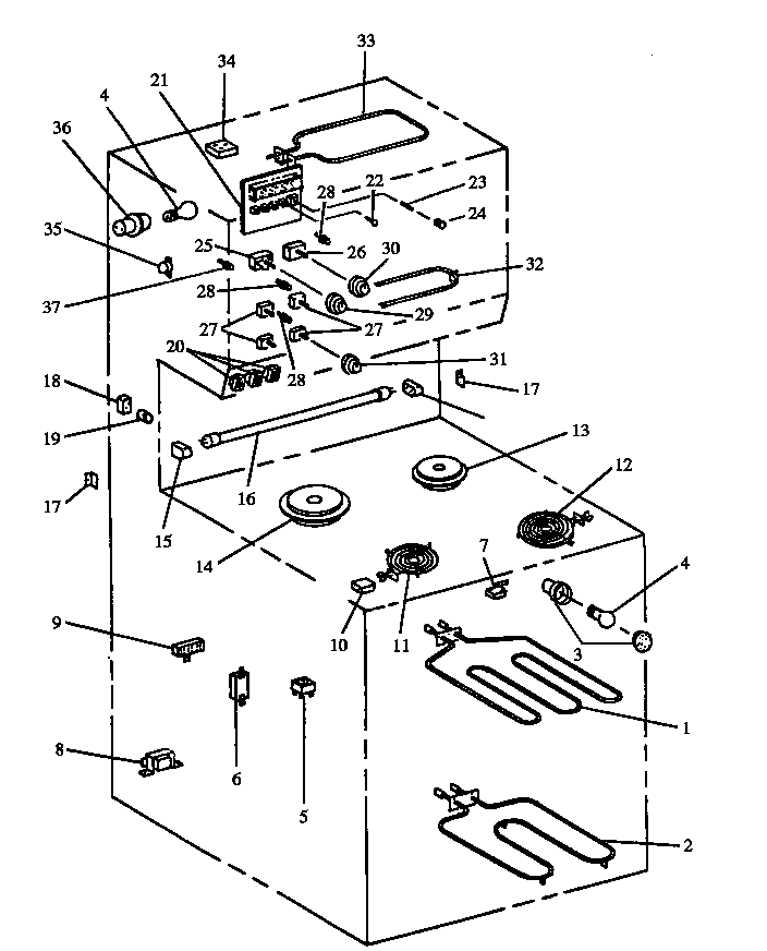 Electrical components (est3992l/p1132620nl) (est3992l/p1132636nl) (est3992l/p1132637nl) (est3992l/p1132643nl) (est3992w/p1132620nw) (est3992w/p1132636nw) (est3992w/p1132637nw) (est3992w/p1132643nw)