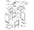 Amana ARR629L,W-P1130961NLW cabinet assembly diagram
