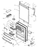 Refrigerator door assembly