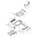 Amana TQ18R2L-P1181802WL cabinet shelving diagram