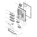 Amana BX20RW-P1161506WW refrigerator inner door diagram