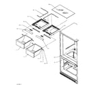 Amana BX20RL-P1161506WL crisper compartment diagram