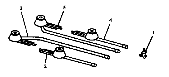 BURNER (RTP201UH/P1131401NH) (RTP201UL/P1131401NL) (RTP201UW/P1131401NW)