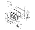 Amana TG18R3W-P1181711WW freezer door assembly (tg18r3l/p1181711wl) (tg18r3w/p1181711ww) (tk18r3l/p1181710wl) (tk18r3w/p1181710ww) diagram