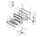Amana TG18R3W-P1181711WW freezer door assembly (tz19r3e/p1181906we) (tz19r3l/p1181906wl) (tz19r3w/p1181906ww) diagram