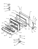 Freezer door assembly (tz19r3e/p1181906we) (tz19r3l/p1181906wl) (tz19r3w/p1181906ww)