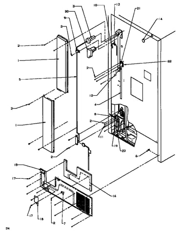 Cabinet back