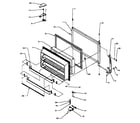 Amana TZI21R3E-P1182001WE freezer door (tg18r2/p1181701wl) (tg18r2/p1181701ww) (tg18r2g/p1181701wg) (tz18r2g/p1181801wg) (tz18r2l/p1181801wl) (tz18r2w/p1181801ww) diagram