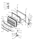 Freezer door (tg18r2/p1181701wl) (tg18r2/p1181701ww) (tg18r2g/p1181701wg) (tz18r2g/p1181801wg) (tz18r2l/p1181801wl) (tz18r2w/p1181801ww)