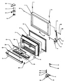 Freezer door (tz19r2e/p1181901we) (tz19r2l/p1181901wl) (tz19r2w/p1181901ww)