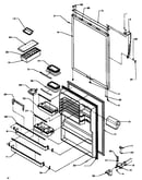 Refrigerator door (tz21r3e/p1181501we) (tz21r3g/p1181501wg) (tz21r3l/p1181501wl) (tz21r3w/p1181501ww) (tzi21r3e/p1182001we) (tzi21r3l/p1182001wl) (tzi21r3w/p1182001ww)