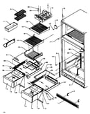 Cabinet shelving (tz21r3e/p1181501we) (tz21r3g/p1181501wg) (tz21r3l/p1181501wl) (tz21r3w/p1181501ww) (tzi21r3e/p1182001we) (tzi21r3l/p1182001wl) (tzi21r3w/p1182001ww)