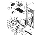 Amana TZI22R3L-P1182003WL cabinet shelving (tz19r2e/p1181901we) (tz19r2l/p1181901wl) (tz19r2w/p1181901ww) diagram