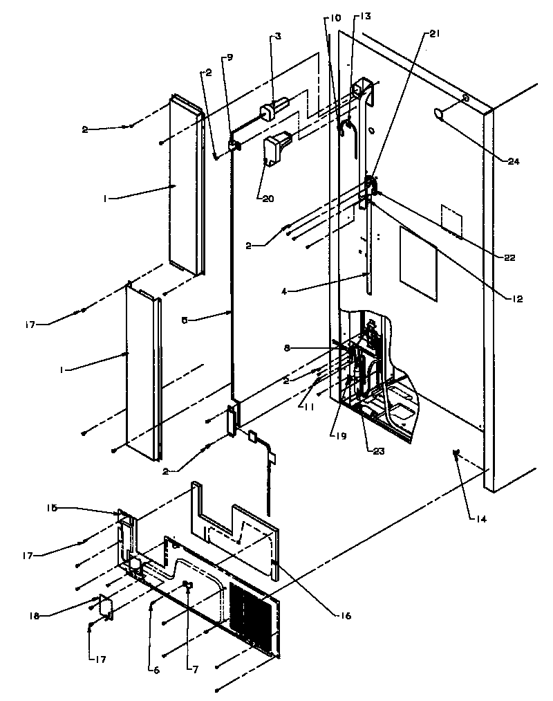 CABINET BACK
