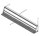 Caloric BSS207/P1133201N range back rail accessory (bss207/p1133201n) diagram