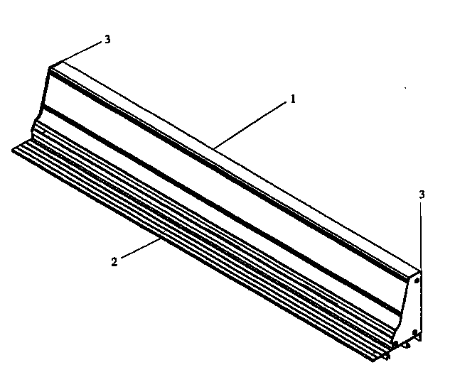 Range back rail accessory (bss207/p1133201n)