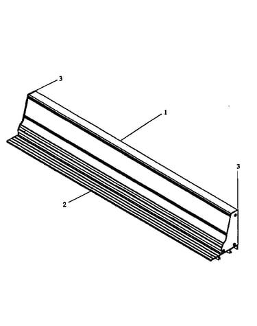Range back rail accessory (bss207/p1133201n)