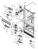 Refrigerator/freezer control switches & lights