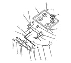 Caloric RBP26ZZ/P1142385NW maintop/control panel parts diagram