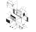 Caloric C92B/P1184004R front & outer case assembly diagram