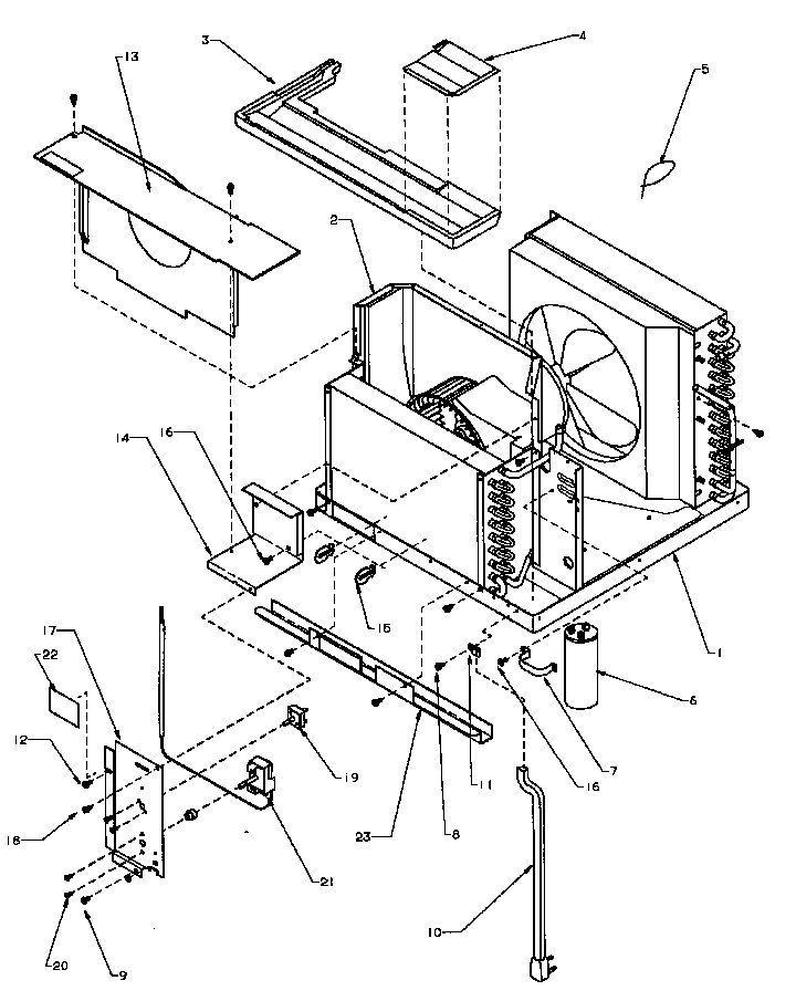 Control panel & misc. chassis parts