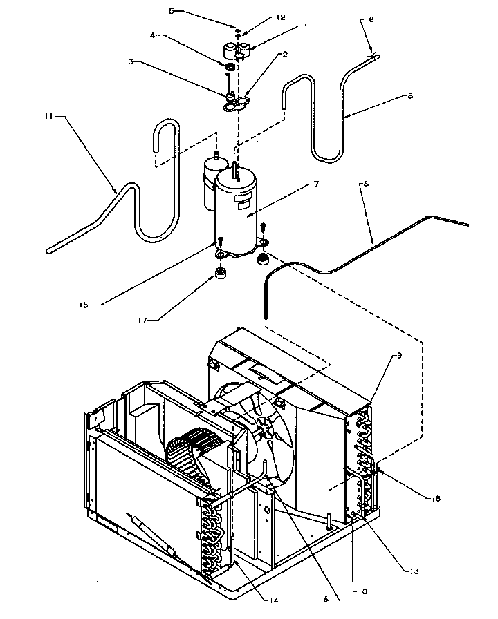 Compressor & tubing