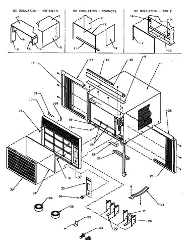 Front & outer case assembly