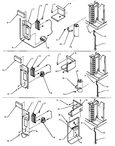Control panel & electrical parts