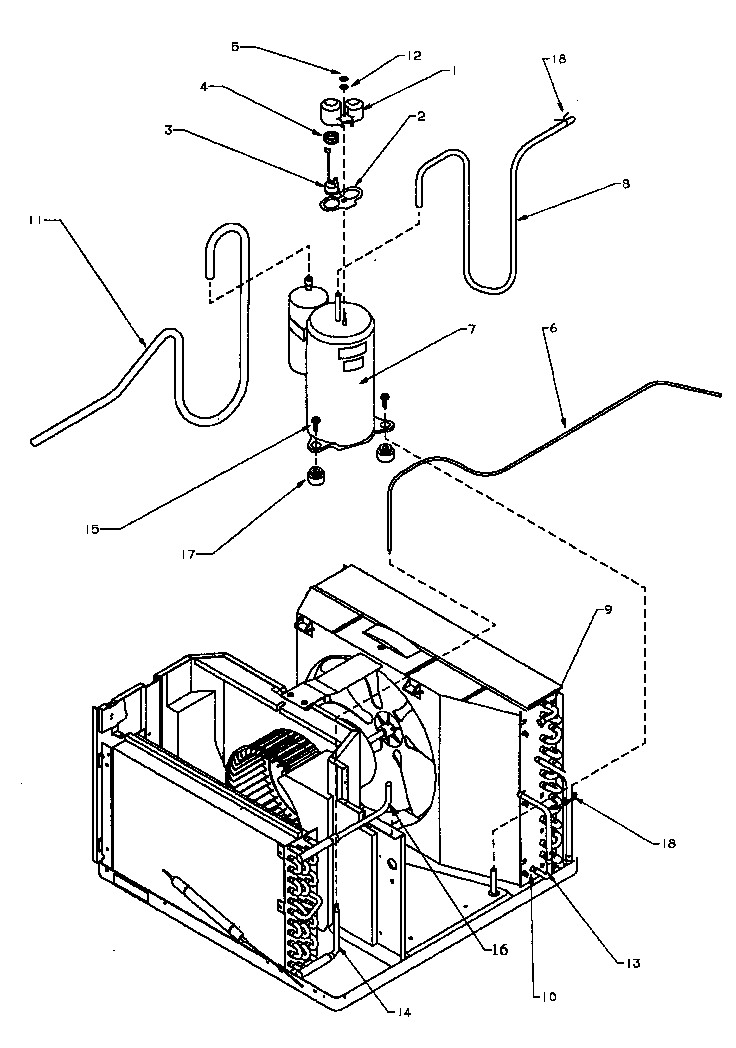 Compressor & tubing