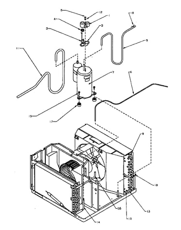 Compressor & tubing